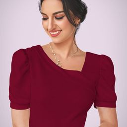 Dream Beauty Fashion Women Solid Puff Sleeve Top-picture-29