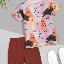 HELLCAT Boys Printed Short Sleeves T-shirt With Shorts-image-59
