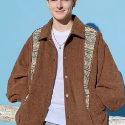 Mast & Harbour Men Tailored Jacket with Patch Work Detail-picture-40