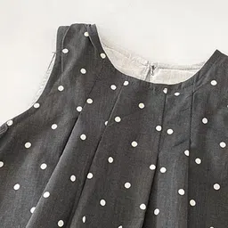 LULU & SKY Polka Dot Print A-Line Dress image 5