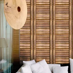 INDIAN ROYALS Brown Wood Grain Self Adhesive Peel & Stick Wall Sticker-image-95