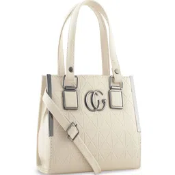 Flingo Leather Structured Handheld Bag image 2