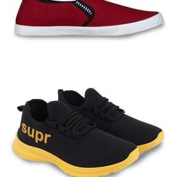 Spotwalk Men Mesh Running Shoes-image-85