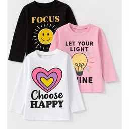 DAMN GUD DG Kids Pack of 3 Typography Printed T-shirt-picture-14