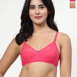 LILY anpas Pack Of 2 Full Coverage Seamed Non Padded Bra-picture-4