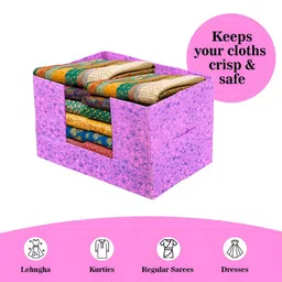 Aura Purple Set of 2 Regular Drawer Organiser Organisers image 5
