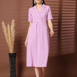 plusS Women Fit & Flare Midi Dress-picture-11