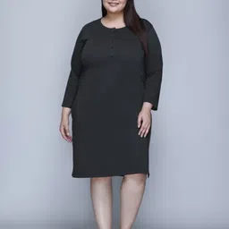 IN Love Women Pure Cotton Long Sleeves Nightdress-image-57