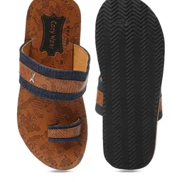 Cozy Wear Men Blue Flip Flops-picture-2