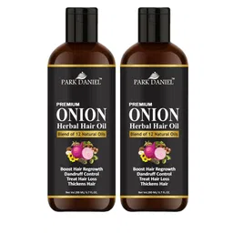 Park Daniel Set Of 2 Onion Dandruff Control Herbal Hair Oil - 200 ml Each-5