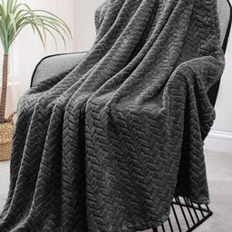 MORADO Grey Melange Double Bed Blanket-image-72