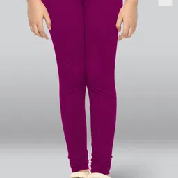 LYRA Girls Pack Of 2 Cotton Ankle-Length Leggings-image-83