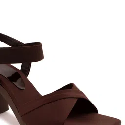 DEAS Square Toe Block Heels With Backstrap image 5