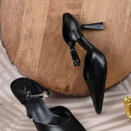 Jove Women PU Slim Heeled Pumps-54