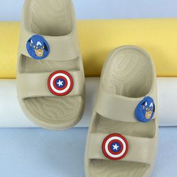 Yellow Bee Boys Textured Slip-On Flip Flops-picture-38
