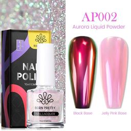 BORN PRETTY Chrome Powder Liquid Nail Polish - 10ml - Ap002-5