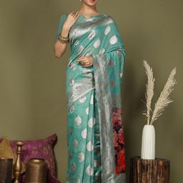 Astita Ethnic Motifs Woven Design Zari Saree-picture-36