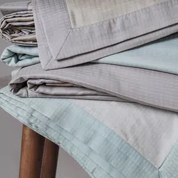 MASPAR Grey & Green Soft Breathable & Lightweight 80 GSM Single Bed Dohar-28