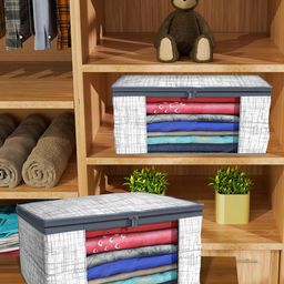 Kuber Industries Grey Set of 6 Regular Drawer Organiser Organisers image 1