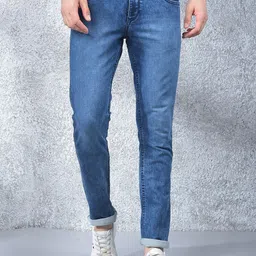 Canary London Men Smart Skinny Fit Low-Rise Light Fade Printed Stretchable Jeans-picture-16