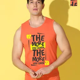 WOOSTRO Men Typography 2 Printed Applique Slim Fit T-shirt-image-48