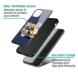 QRIOH Adventurous Bear Printed iPhone 14 Pro Max Back Case image 3