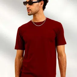 UNIQSOME Men Solid Round Neck Soft Cotton T-shirt-picture-42