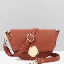 DressBerry PU Half Moon Sling Bag-36