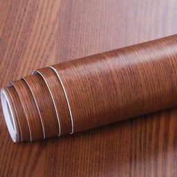 SUNBIRD Brown Self Adheisve Waterproof Oil Proof Peel & Stick Wallpaper-image-89