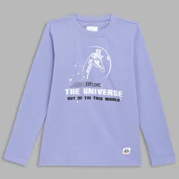 Blue Giraffe Boys Printed Raw Edge T-shirt-picture-28