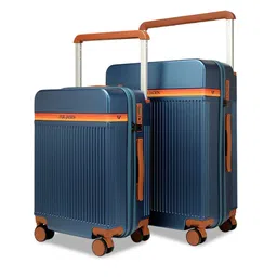 FUR JADEN Set Of 2 Textured Hard-Sided Trolley Suitcase-48