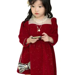 StyleCast x Revolte Girls Ethnic Motifs Net A-Line Midi Dress-picture-5