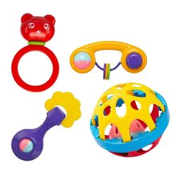 PIPALIYA Set Of 4 BPA Free Rattle Toy Learning and Development Toys-43