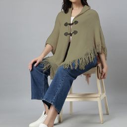 SHOWOFF Women Longline Poncho-image-36