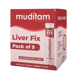 Muditam Set Of 9 Ayurveda Liver Fix Tablets - 20 Tablets Each-picture-12