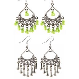Creative Frogs Girls Classic Green Drop Earrings-24