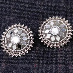 Grace Collections Women White Earrings-picture-30