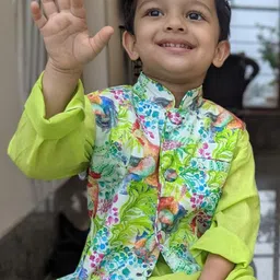 Tura Turi Green Pure Cotton Kurta Sets-picture-12