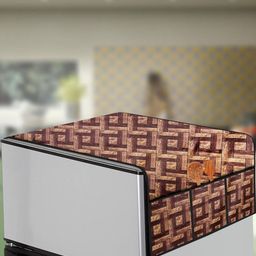 The Furnishing Tree Coffee Brown PVC Air Conditioner Cover-image-59