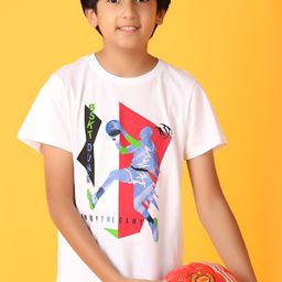 V-Mart Boys Graphic Printed Round Neck Cotton T-Shirt-picture-24