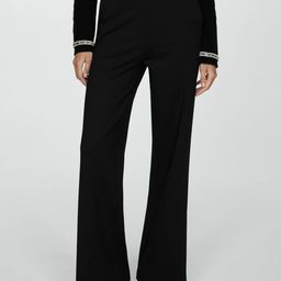 MANGO Women Straight Fit Trousers-image-48