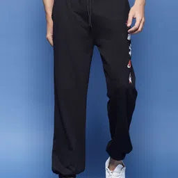 FLYNOFF Men Relaxed Loose Fit Easy Wash Joggers Trousers-image-36