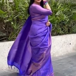Visit Wear Woven Design Zari Pure Silk Banarasi Saree-image-25