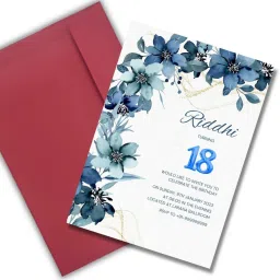 A6 Size 4.1x5.8inch Exclusive Self Fill-in Birthday Invites with Envelopes Invitation Card-image-7