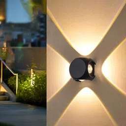 Outdoor Lamp Four Way Wall 12 Wt Led Warm White Post Light Outdoor Lamp-picture-15