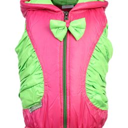 Little Kangaroos Sleeveless Hooded Jacket - Bow Zippered-picture-14