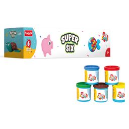 Fun Dough Funskool Super Six Pack Of Color Fun Doh - 6 Colors-15