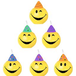 Funcart Smiley Face Candles - 6 Pieces-image-72
