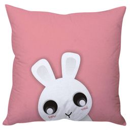 Stybuzz cute bunny Cushion Cover - Light Pink-image-43