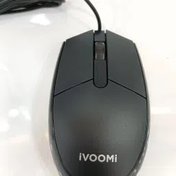 iVoomi Black Mouse Wired Ambidextrous Optical Mouse-19
